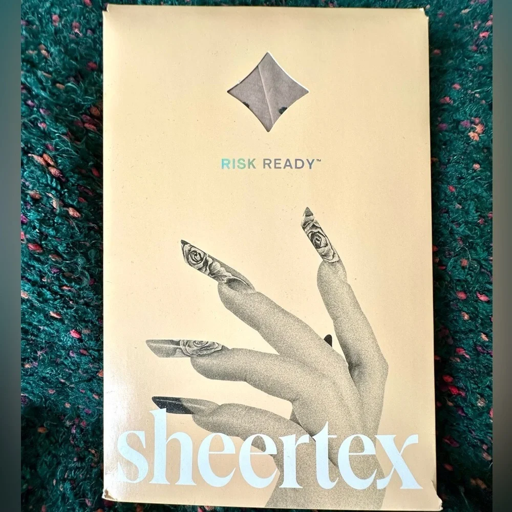 Rare Sheertex NWT Polka Dot Sheer Tights XS
